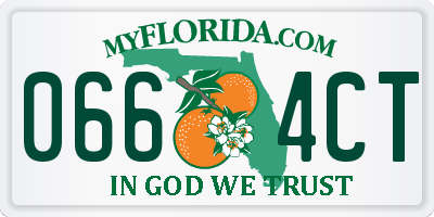 FL license plate 0664CT