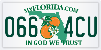 FL license plate 0664CU