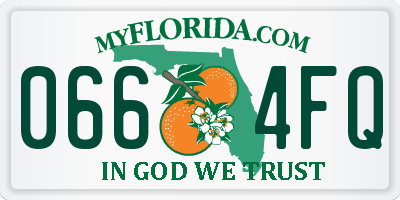 FL license plate 0664FQ