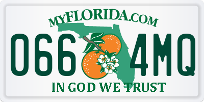 FL license plate 0664MQ