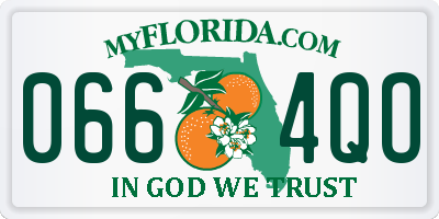 FL license plate 0664QO