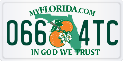 FL license plate 0664TC