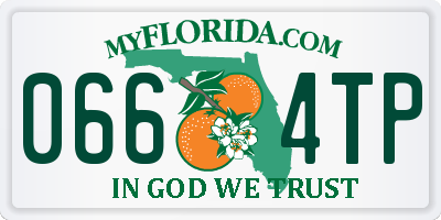 FL license plate 0664TP