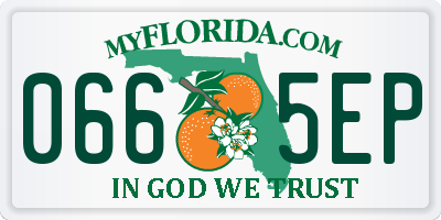 FL license plate 0665EP