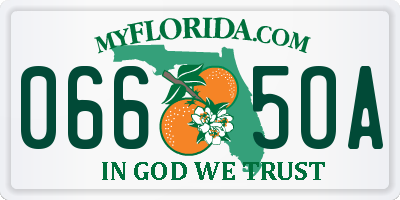 FL license plate 0665OA