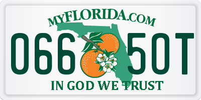 FL license plate 0665OT