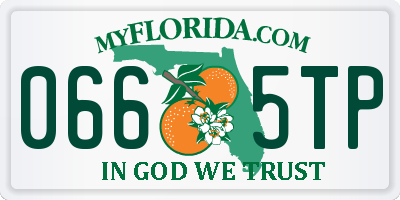 FL license plate 0665TP