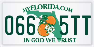 FL license plate 0665TT