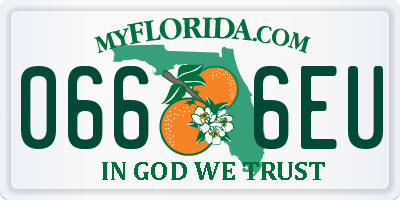 FL license plate 0666EU