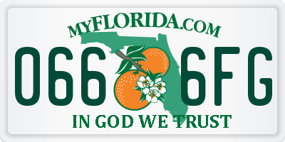FL license plate 0666FG