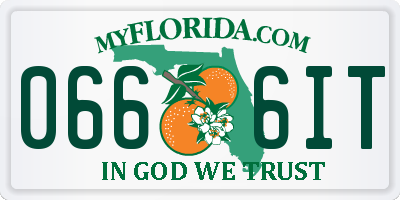 FL license plate 0666IT