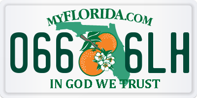 FL license plate 0666LH