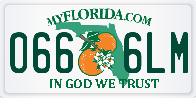 FL license plate 0666LM