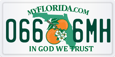 FL license plate 0666MH