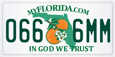 FL license plate 0666MM