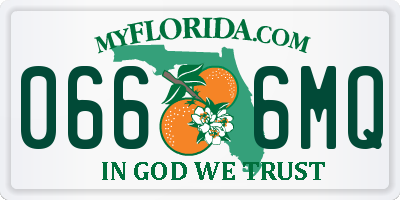 FL license plate 0666MQ