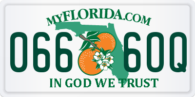 FL license plate 0666OQ
