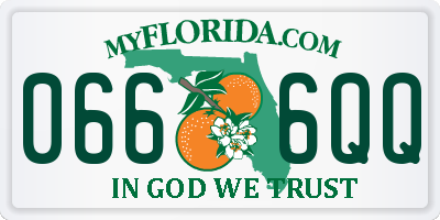 FL license plate 0666QQ