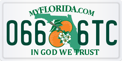 FL license plate 0666TC
