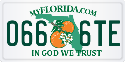 FL license plate 0666TE