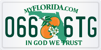 FL license plate 0666TG
