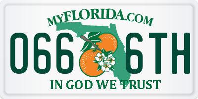 FL license plate 0666TH