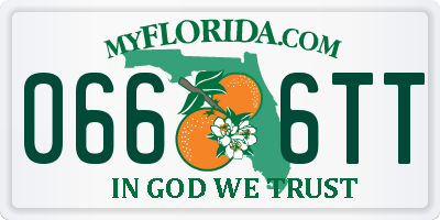 FL license plate 0666TT