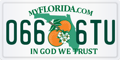 FL license plate 0666TU