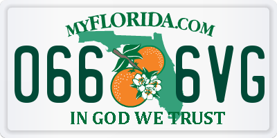 FL license plate 0666VG