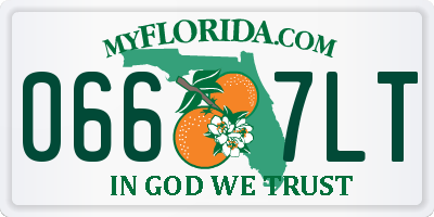 FL license plate 0667LT