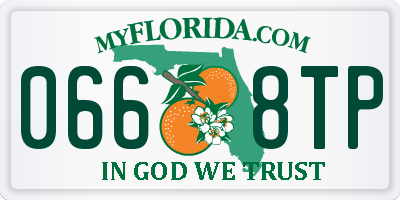 FL license plate 0668TP