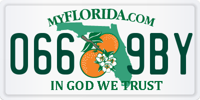 FL license plate 0669BY