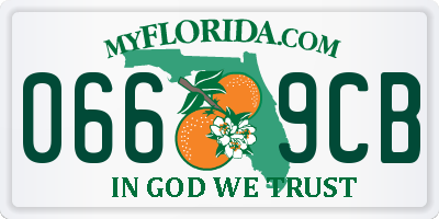 FL license plate 0669CB