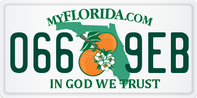 FL license plate 0669EB
