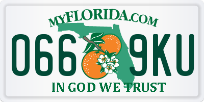 FL license plate 0669KU