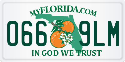 FL license plate 0669LM