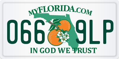 FL license plate 0669LP