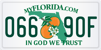 FL license plate 0669OF