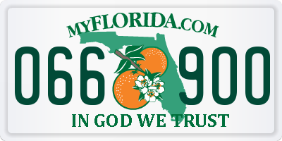 FL license plate 0669OO