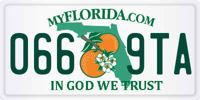 FL license plate 0669TA