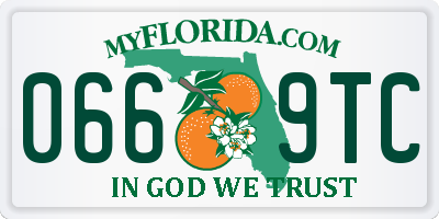 FL license plate 0669TC