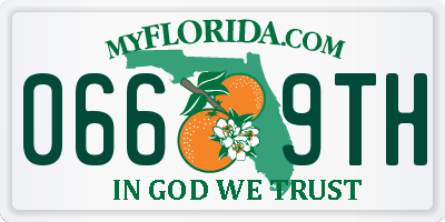 FL license plate 0669TH