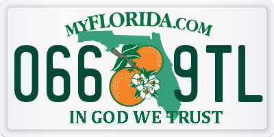 FL license plate 0669TL