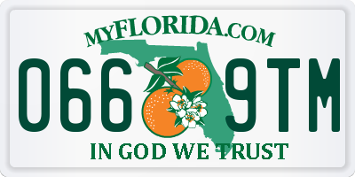 FL license plate 0669TM