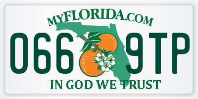 FL license plate 0669TP