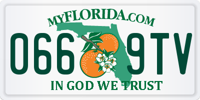 FL license plate 0669TV