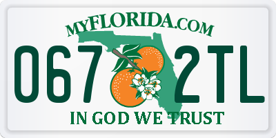 FL license plate 0672TL