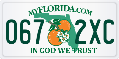 FL license plate 0672XC
