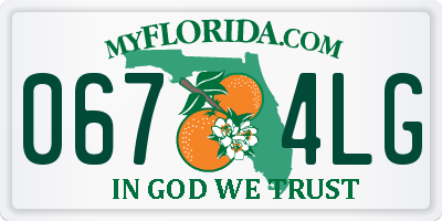 FL license plate 0674LG