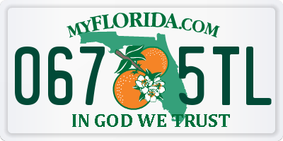 FL license plate 0675TL